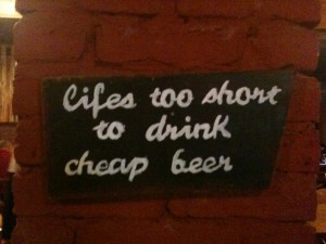 Beer sign